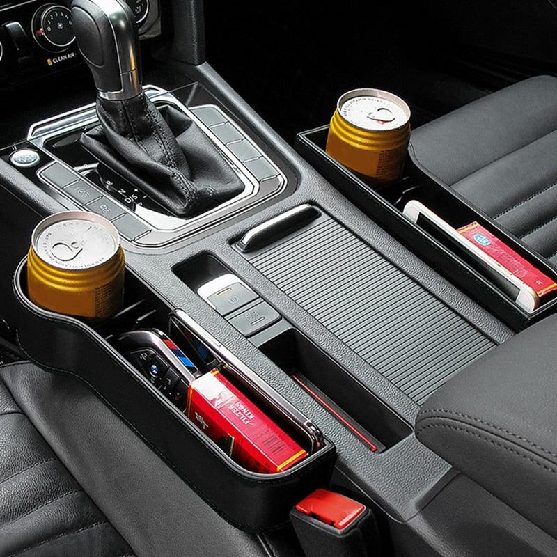 Car Seat Organizer Car Seat Gap Organizer Universal Fit, Storage Pockets Adjust Storage Box Car Organizer Gap Slit Filler Holder For Wallet Phone Slit Pocket Auto Car Accessories Universal Fit Storage Pockets